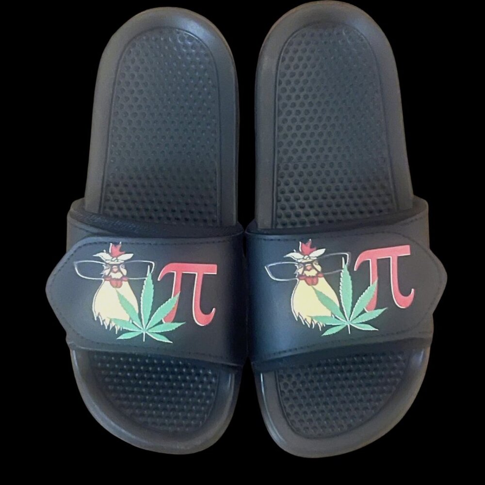 Southern Sista Designs Black Chicken Pot Pie Slides